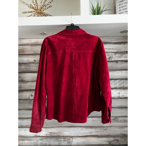 Pendleton 100% Suede Leather Shirt Jacket‎ Large - Picture 3 of 6